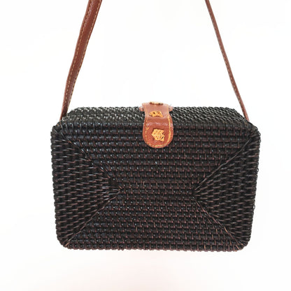 Accueil noir Sac en Osier - Ariana