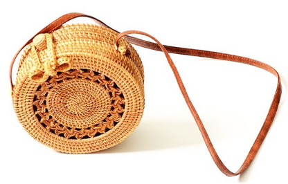 Sac en Osier Rond - Paola