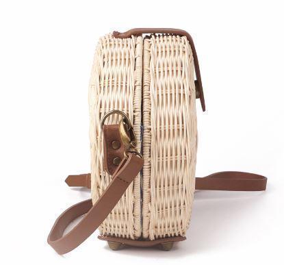 Sac en Osier Rond - Rachel