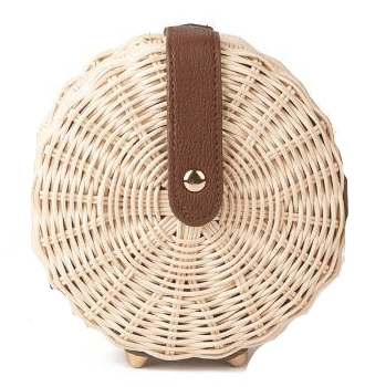 Sac en Osier Rond - Rachel
