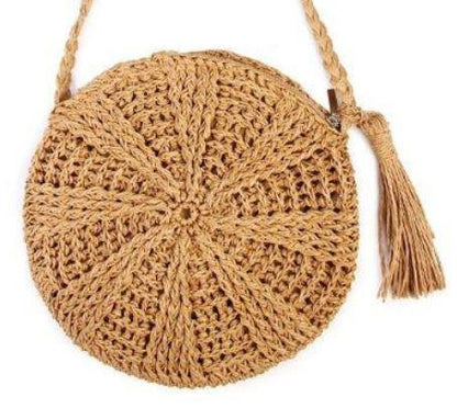 Sac en Paille Rond - Esméralda