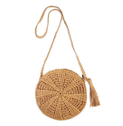 Sac en Paille Rond - Esméralda