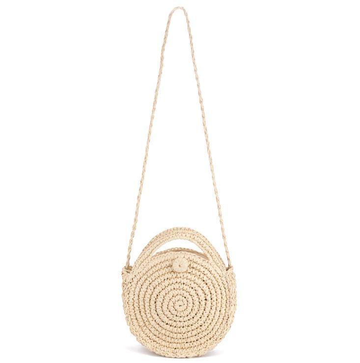 Sac en Paille Rond - Mia