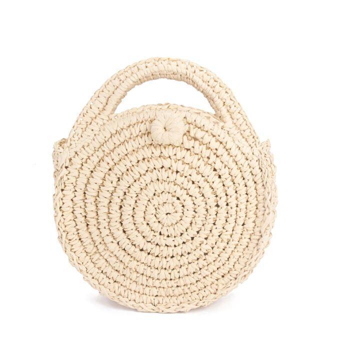 Sac en Paille Rond - Mia