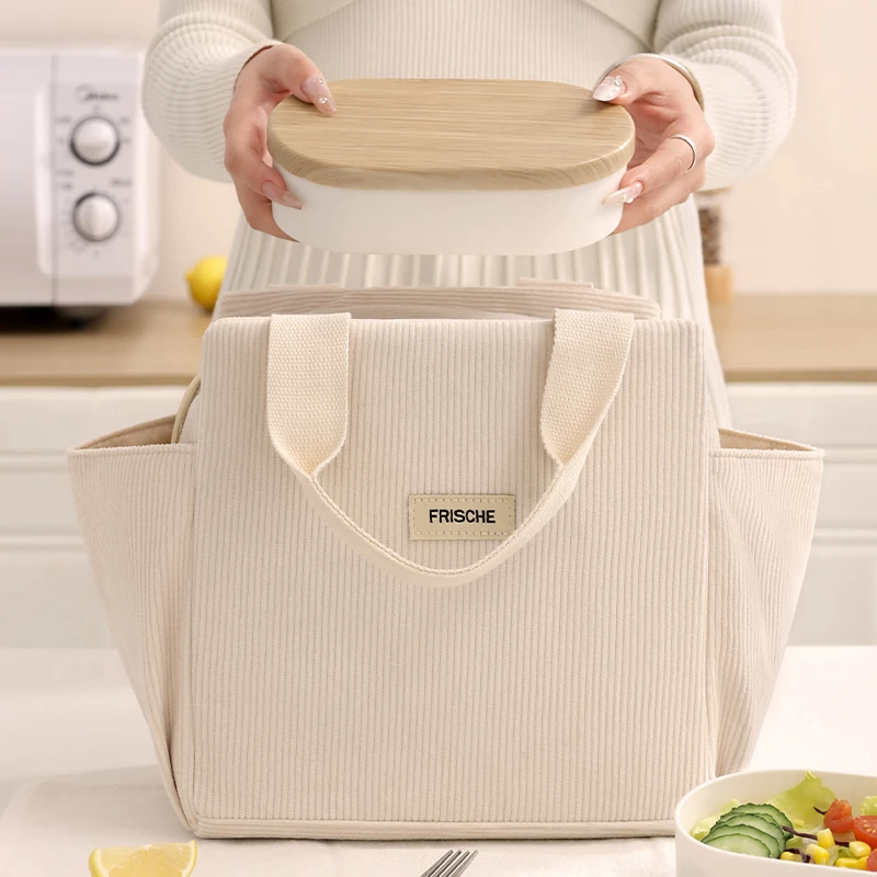 Sac Isotherme Velours Côtelé
