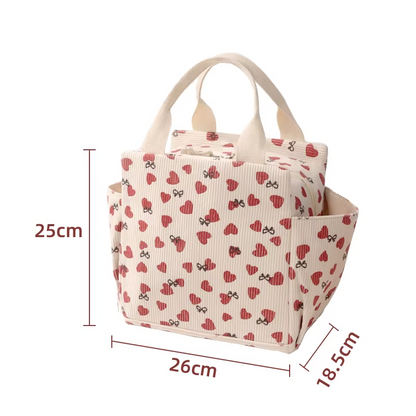Sac Isotherme Velours Côtelé