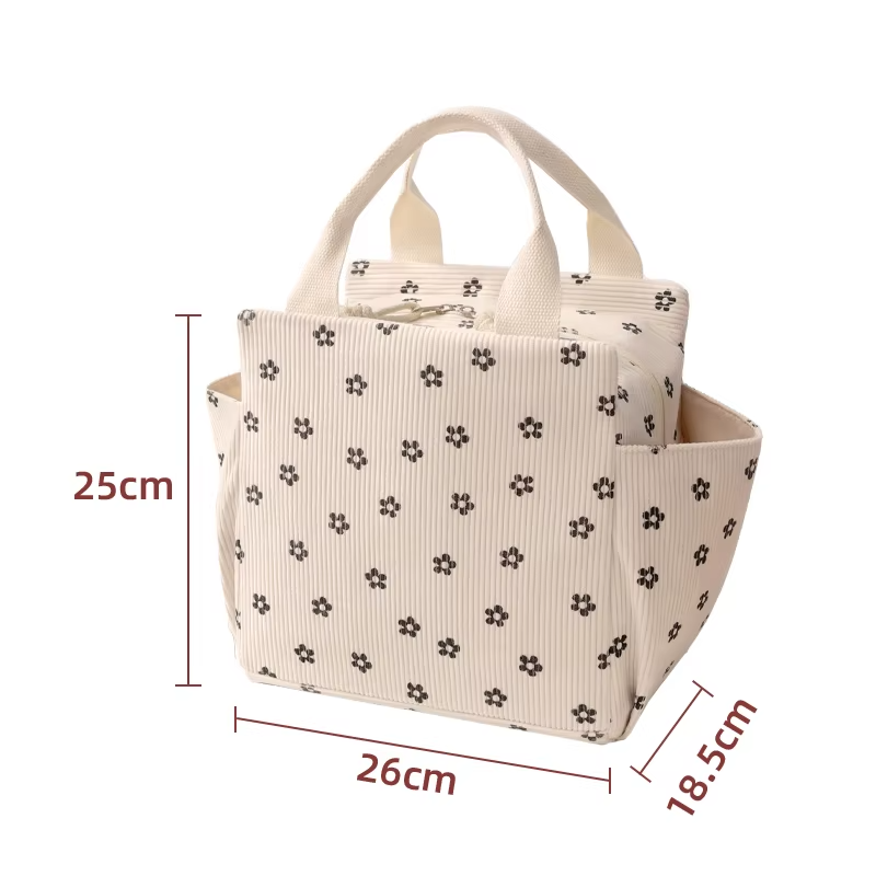 Sac Isotherme Velours Côtelé