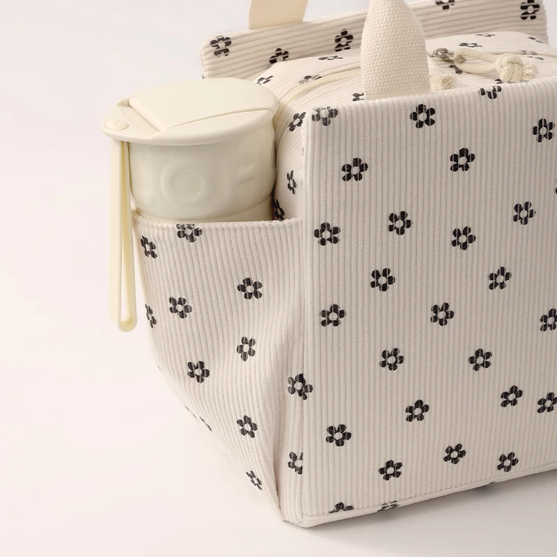 Sac Isotherme Velours Côtelé