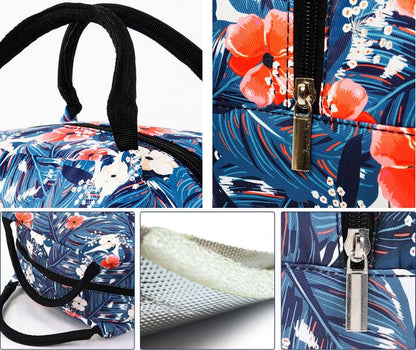 Sac Isotherme Repas Fleurs Sauvages