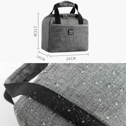 Sac Isotherme Repas Classique Gris