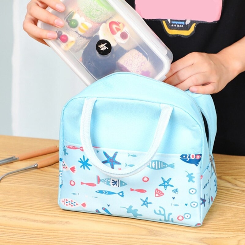 Sac Isotherme Repas Bleu Poissons