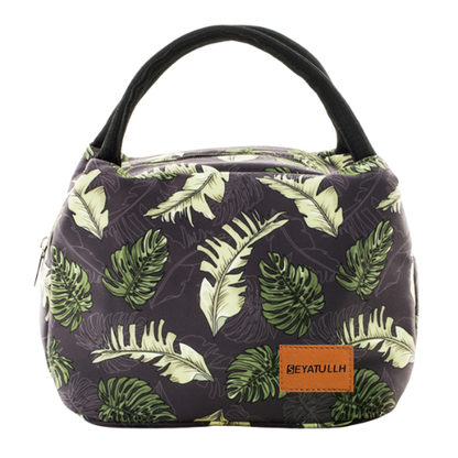 Sac Isotherme Repas Feuilles Tropicales