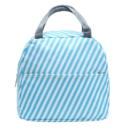 Sac Isotherme Repas Blanc Et Bleu