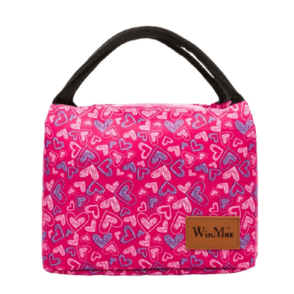 Sac Isotherme Repas Cœurs Roses