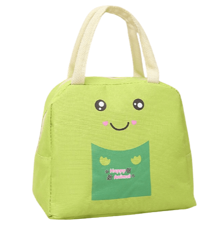 Sac Isotherme Repas Cartoon Vert