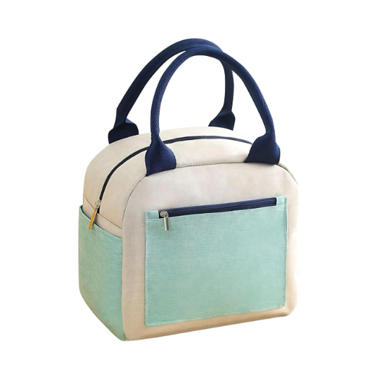 Lunch Bag Isotherme Beige Compartimenté