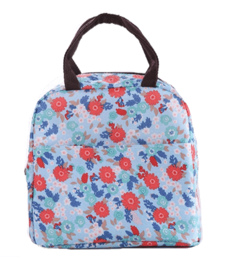 Sac Isotherme Repas Fleurs