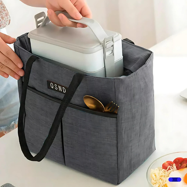 Sac Isotherme Gris Élégant