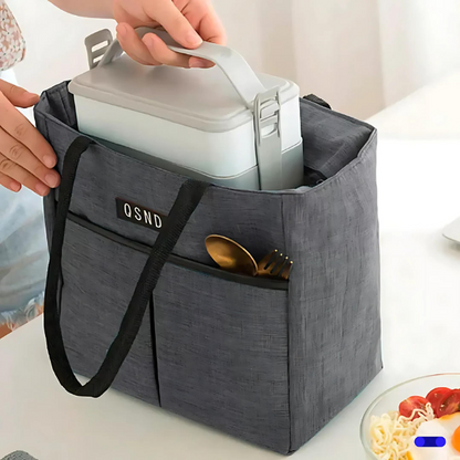 Sac Isotherme Gris Élégant