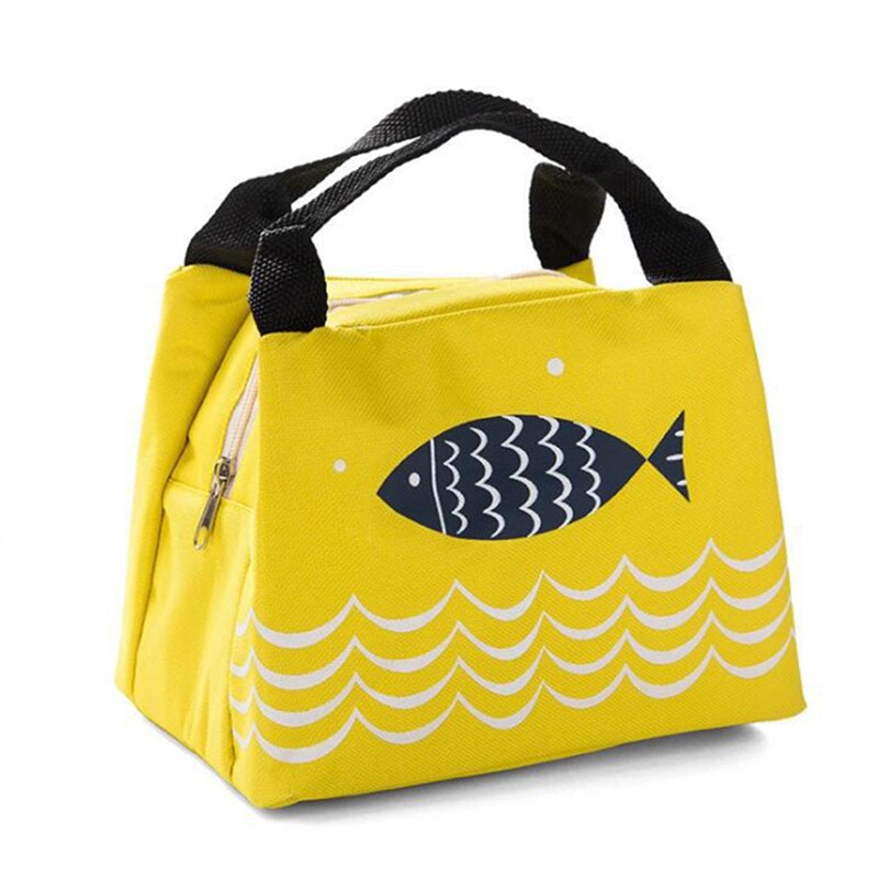 Sac Isotherme Repas Jaune Poisson