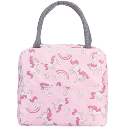 Sac Isotherme Repas Rose Licornes