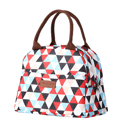 Sac Repas Isotherme Damier Triangulaire