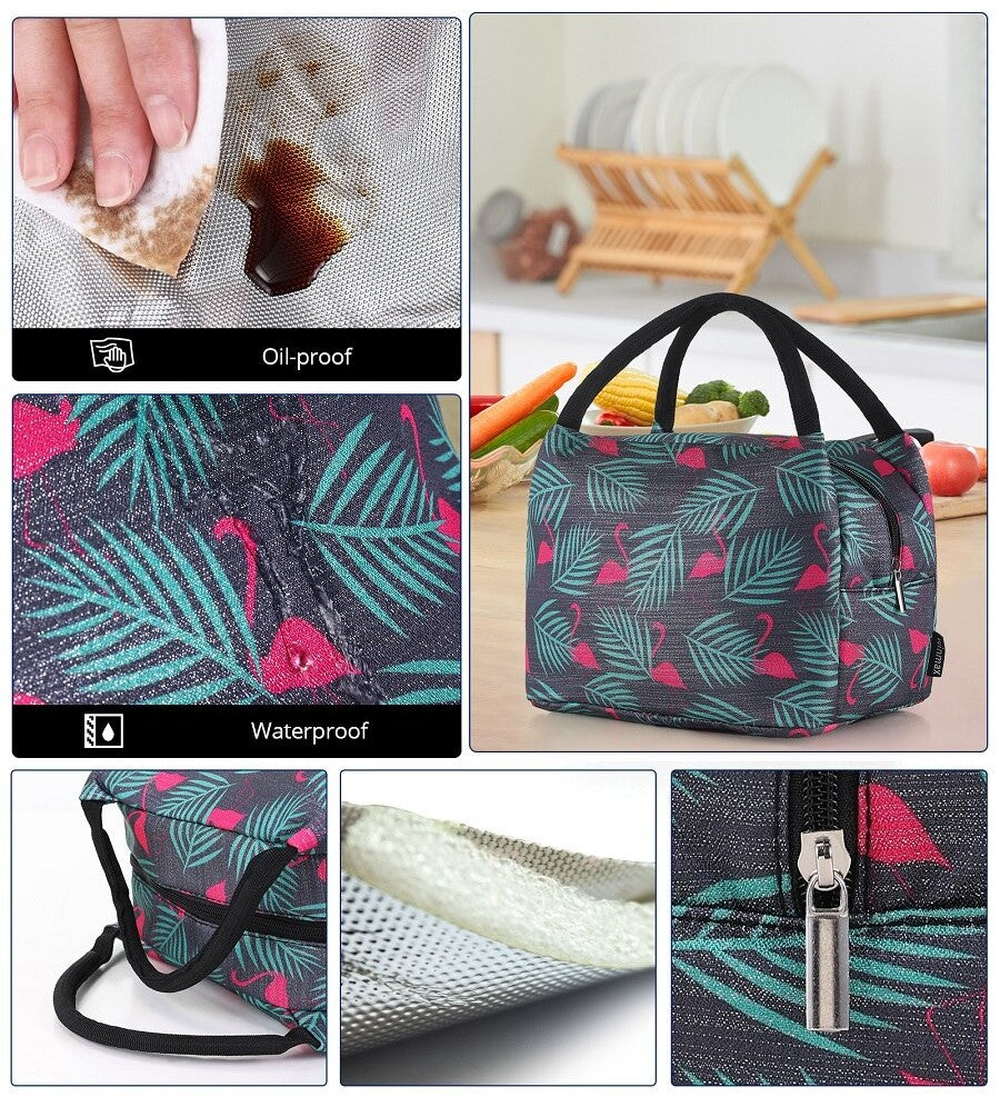 Sac Isotherme Repas Flamants Roses