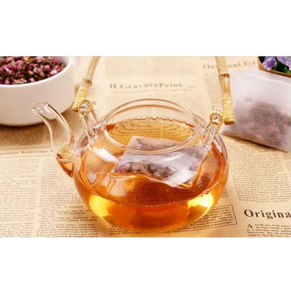 Sachets à Thé Vides avec Fermeture – 100 Pièces