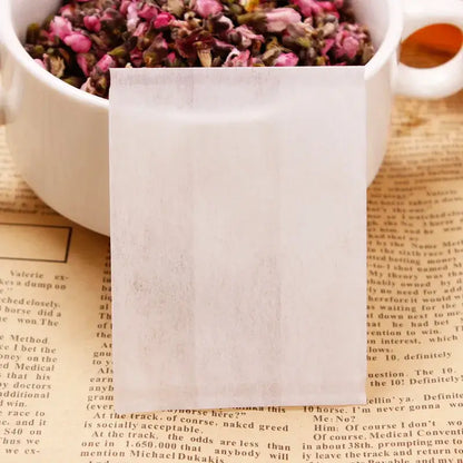 Sachets à Thé Vides avec Fermeture – 100 Pièces