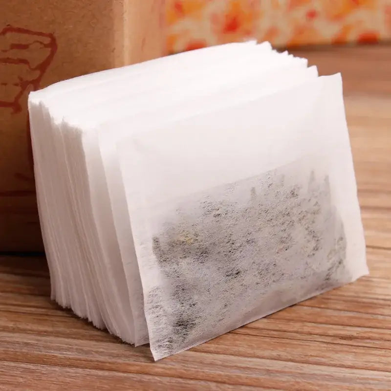 Sachets à Thé Vides avec Fermeture – 100 Pièces