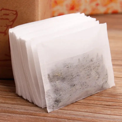 Sachets à Thé Vides avec Fermeture – 100 Pièces
