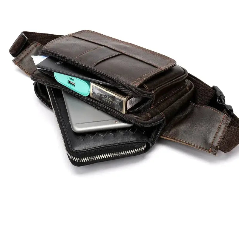 Sacoche Banane Homme en Cuir