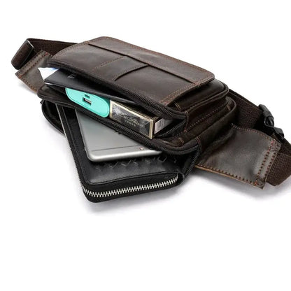 Sacoche Banane Homme en Cuir
