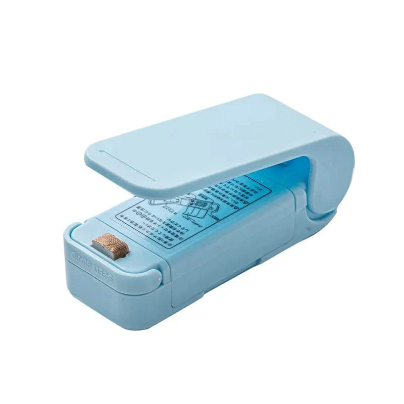 Scelleur de Sachets Alimentaires Portable Kitchen Home Gadgets 1PC Blue-B