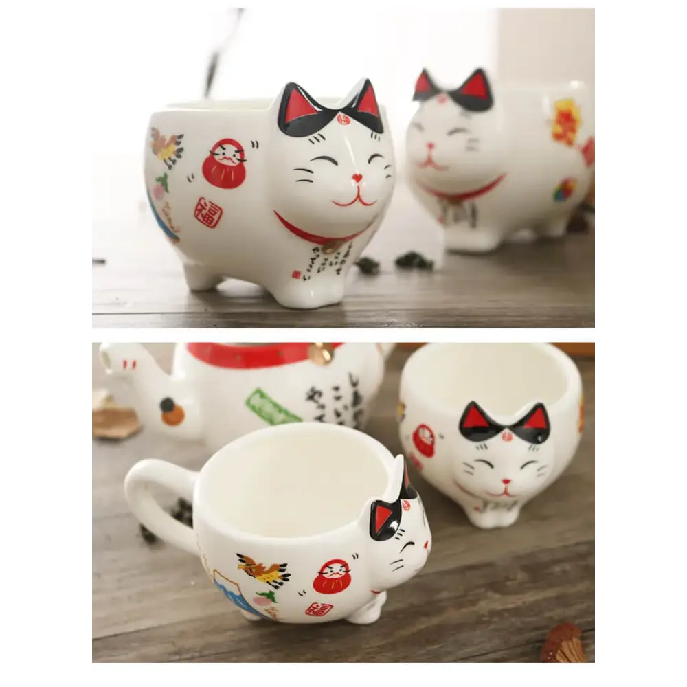 Service à Thé Chat Maneki-Neko