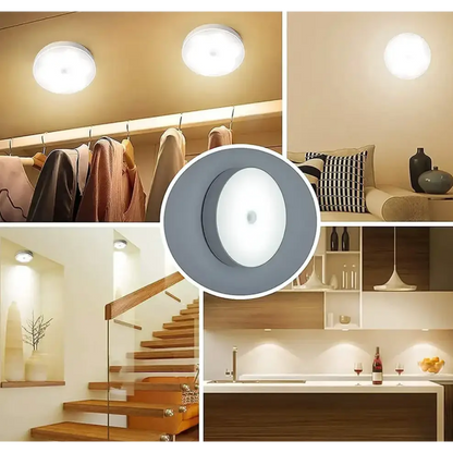 Smart LED - Veilleuse à Détecteur de Mouvement Froid / 3 + 2 OFFERTS
