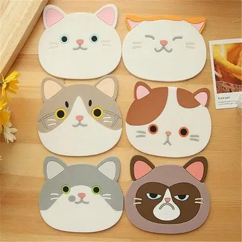 Sous-tasse Chat Kawaii