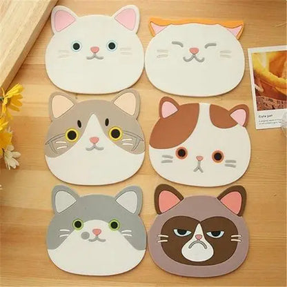 Sous-tasse Chat Kawaii