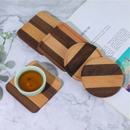 Sous-tasse en Bois de Noyer