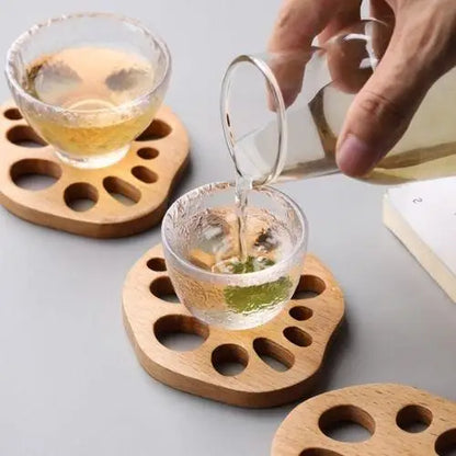 Sous-tasse en Bois d'Hêtre