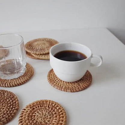 Sous-tasse en Raphia - 10cm