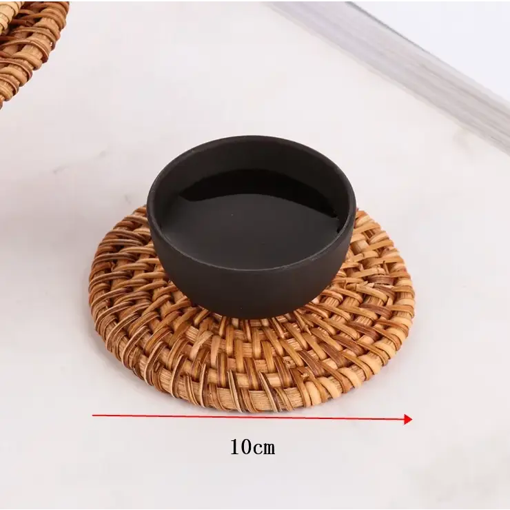 Sous-tasse en Raphia - 10cm