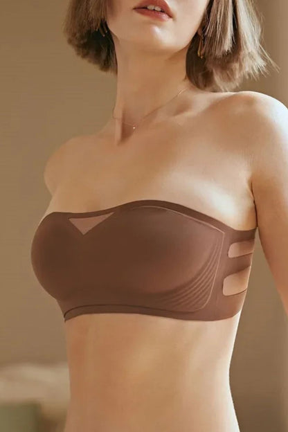 Soutien-gorge bandeau sans armature invisible