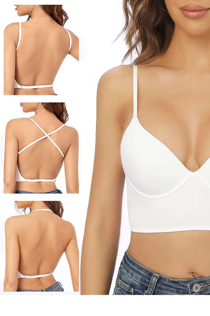 Soutien-gorge invisible dos nu sans armature