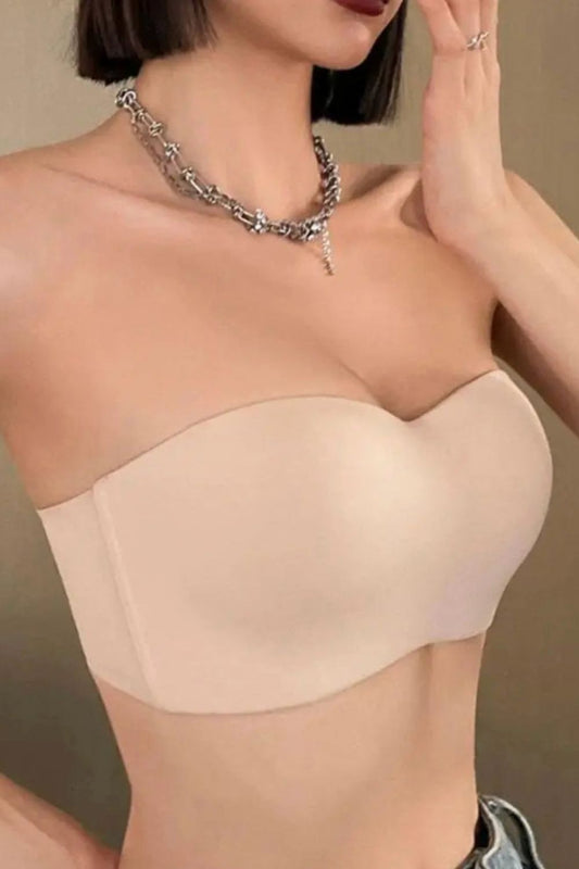 Soutien-gorge bandeau sans armature et sans bretelles
