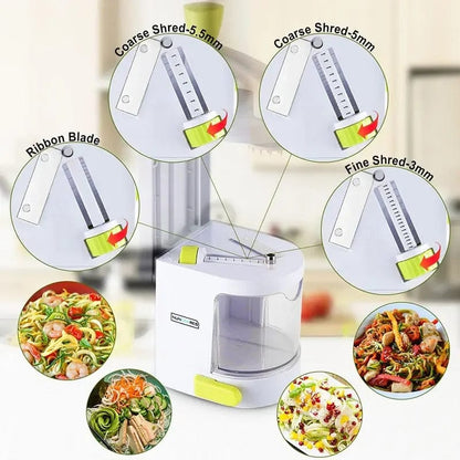 Spiraliseur de Légumes 4-en-1 avec Ventouse - Coupeur Zucchini