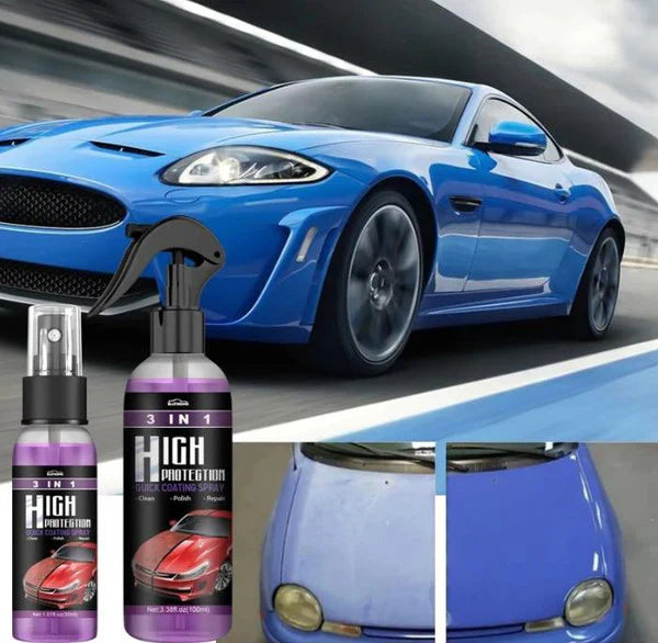 Rayhong Spray - Spray Voiture Brillance Longue Durée 3-en-1
