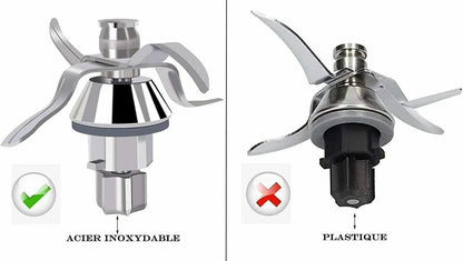 Lame de rechange en acier inoxydable pour Vorwerk Thermomix TM31 - Silencieux et performant, adapté à un usage quotidien