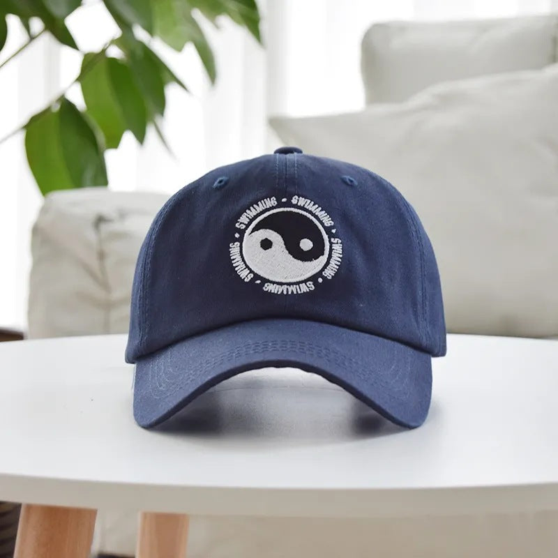Streetwear Casquette ’Ying Yang’ - Bleu / Ajustable