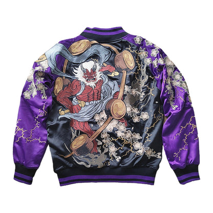 Sukajan Bomber Jacket ’Ryu Bushido’ - S